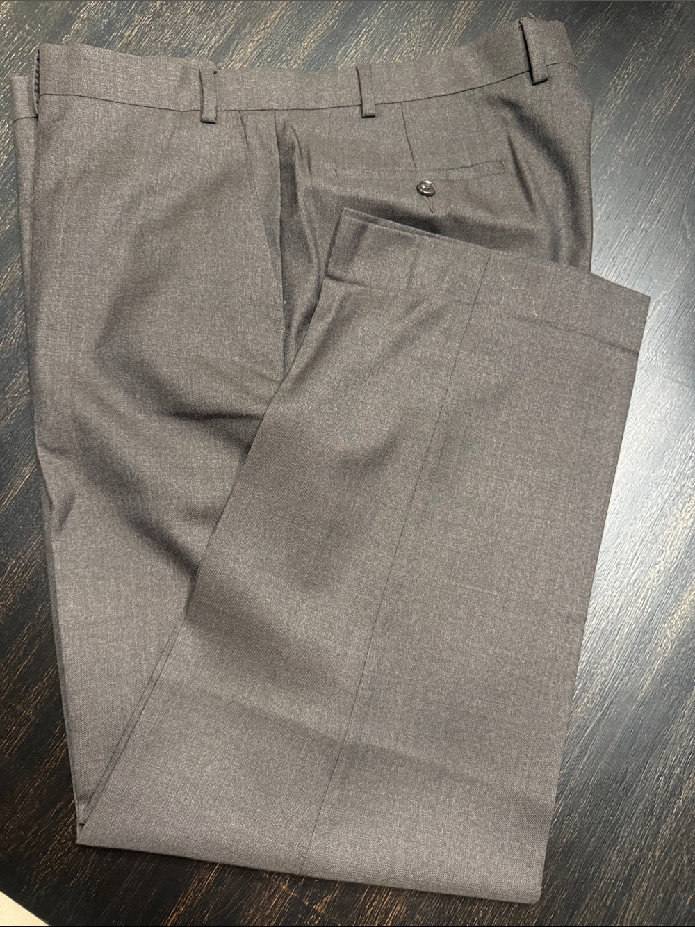 Shaquille O’Neal Men's Classic Dress Pants in Brown Tweed  046